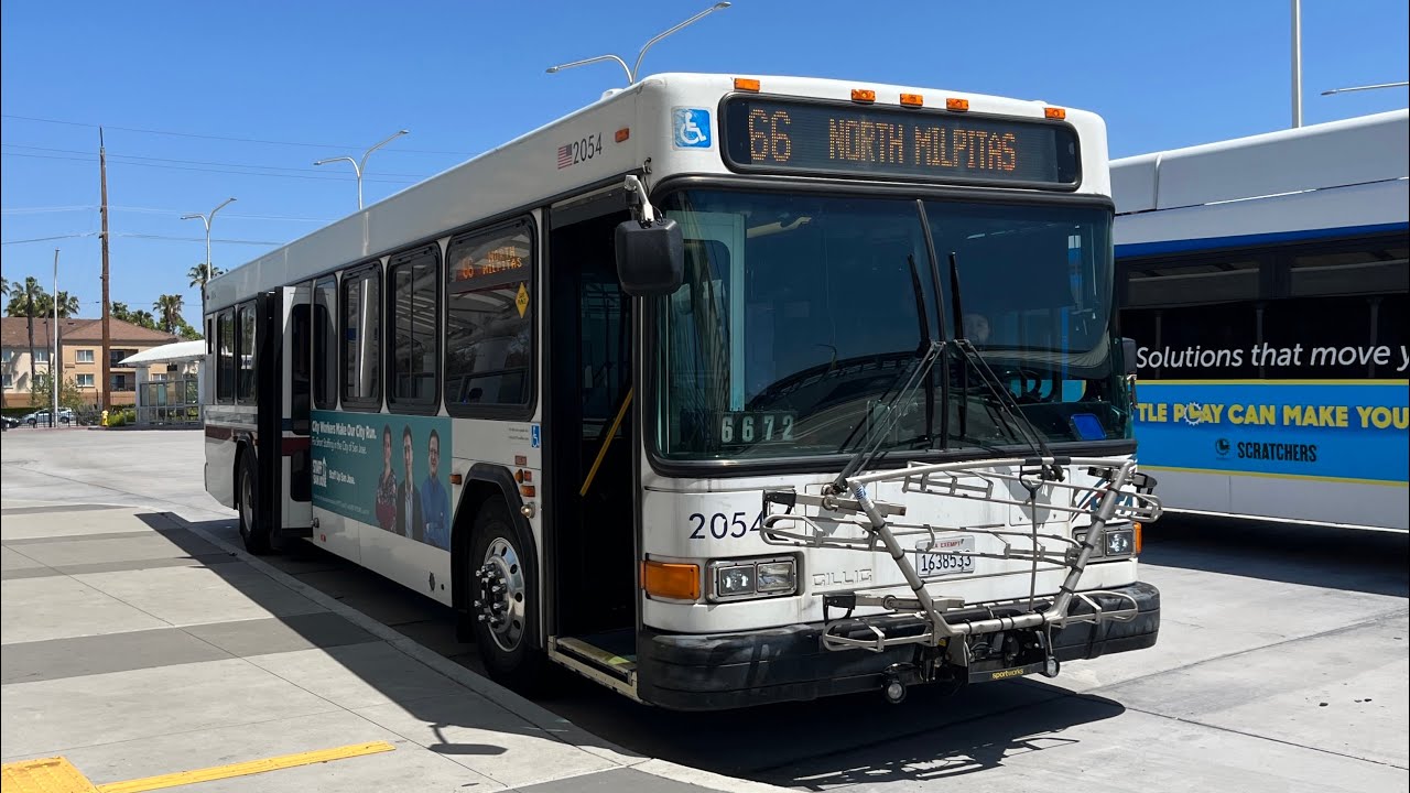 ⁴ᴷ⁶⁰ Extreme Haul | Santa Clara VTA 2002 Gillig Low Floor 40' #2054 on Route 66