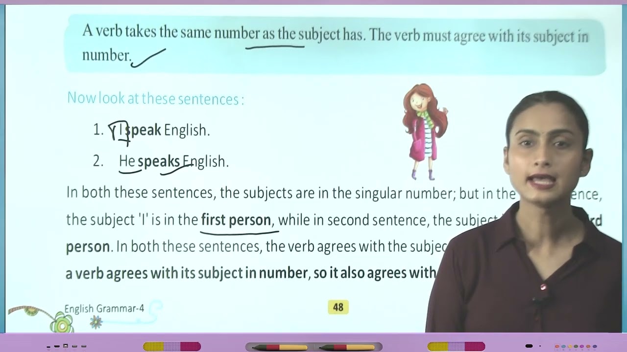 Ch 11 | Jophiel Books | Grammar | Class 4 | Subject -Verb Agreement | For children