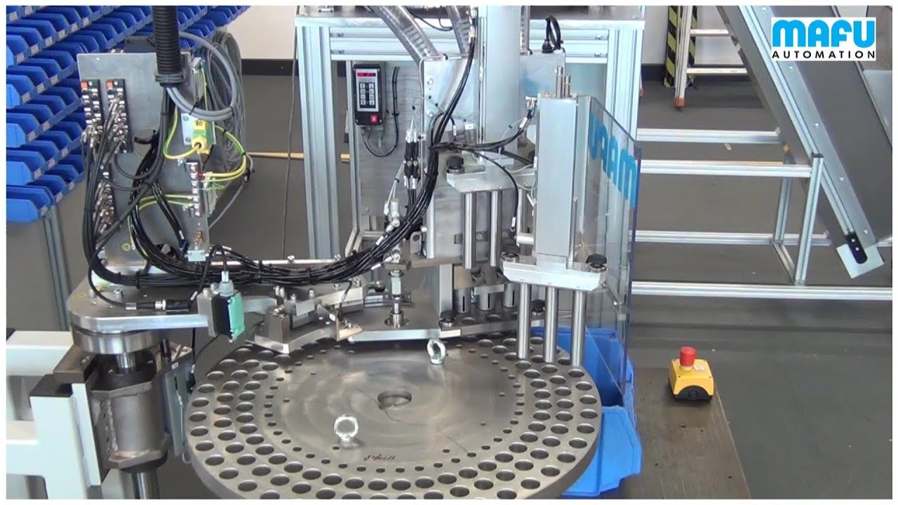 MAFU GmbH Automation - Schleiftellerzuführanlage