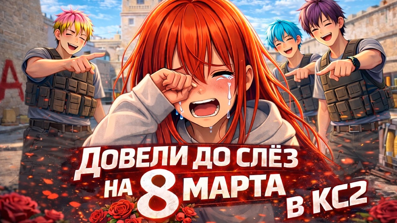 Довели ДЕВУШКУ в КС2! Самая ТОКСИЧНАЯ команда на 8 МАРТА! Путь до 2.000 elo!