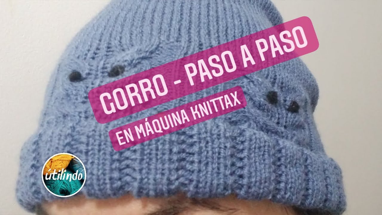 Teje conmigo un gorrito PASO A PASO, con diseño de buho - Utilindo