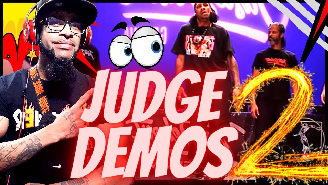 LES TWINS ALL THEIR JUDGES DEMOS - JUSTE DEBOUT TOUR 2/2 (REACTION)