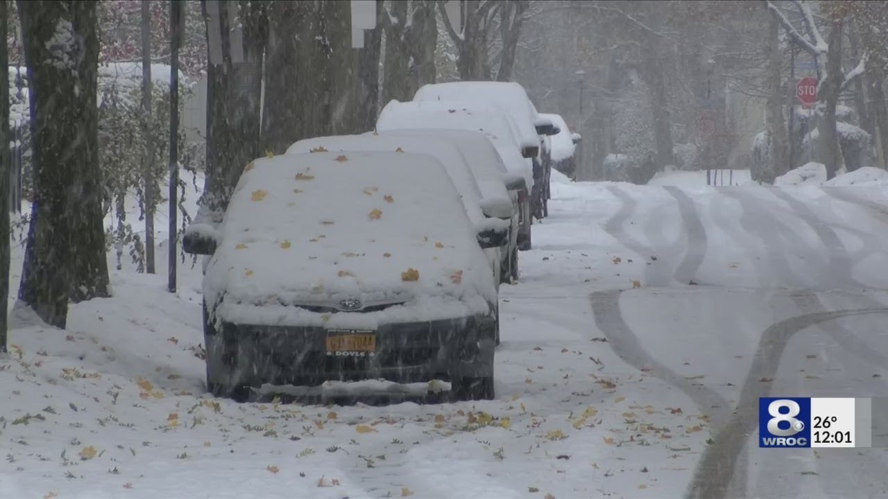 Rochester area get taste of winter weather