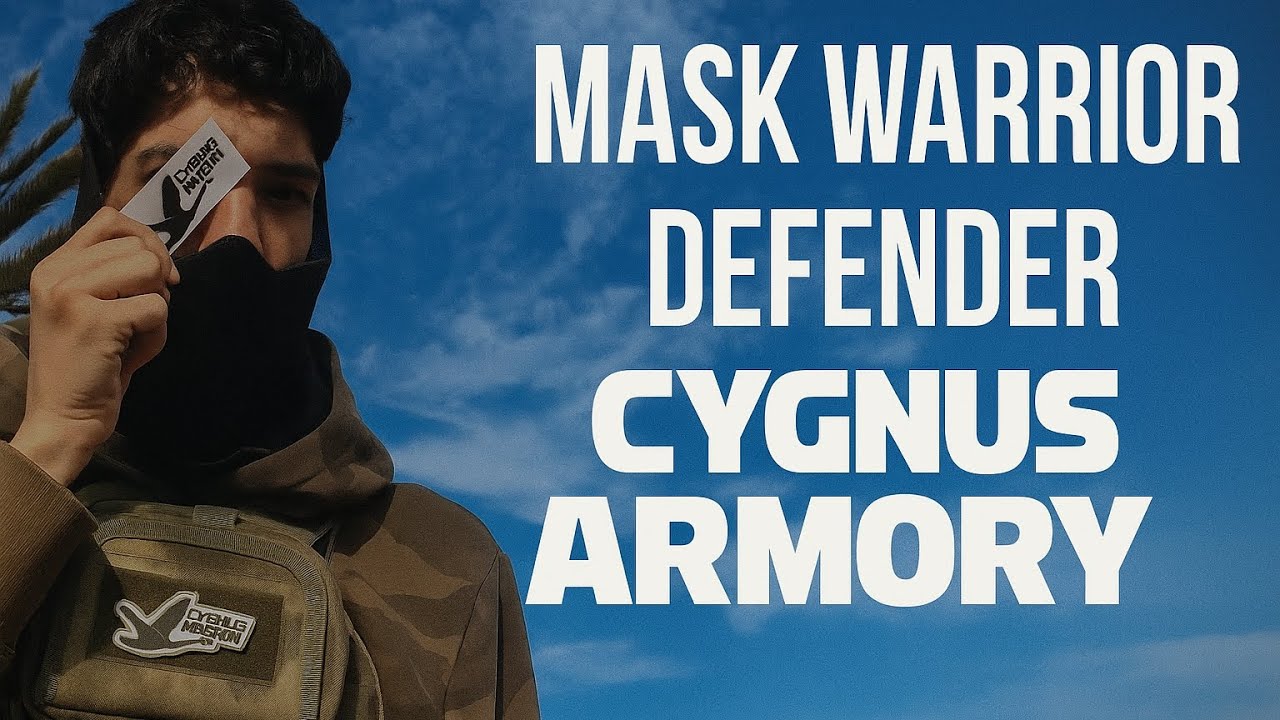 Mask Face Warrior Defender Cygnus Armory (Black)