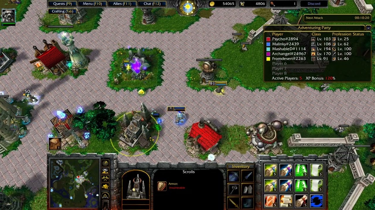 TBR The Black Road RPG - Barbarian - Game #6 - Warcraft 3 Custom Map Series
