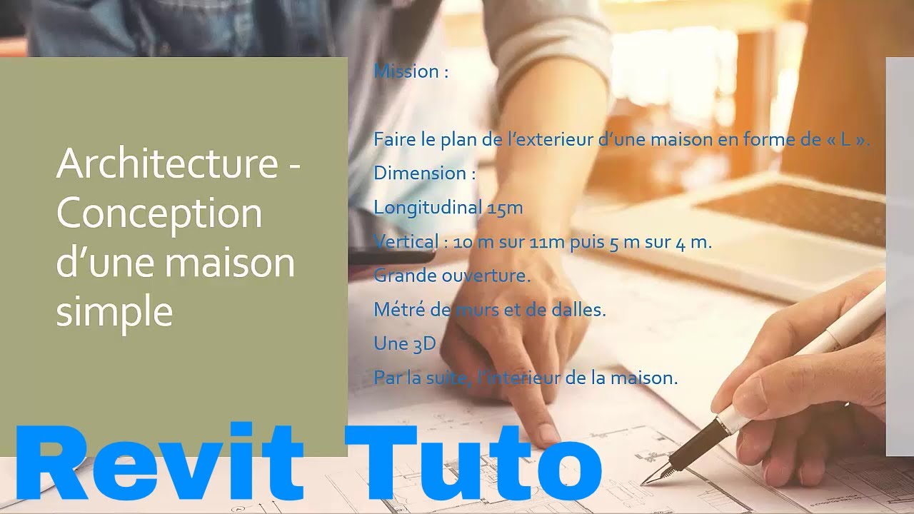 02 Dessiner une maison sur Revit architecture  en moins de 10 mins - Revit tuto