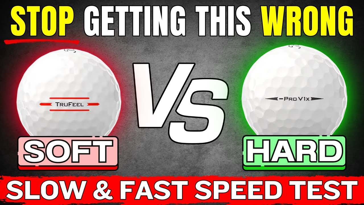 DON'T Play This Ball If You Have A Slow Swing Speed (HARD vs SOFT Ball Test) At Fast & Slow Speeds!