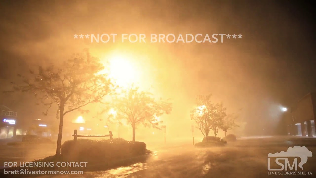 9-14-18 Wilmington, NC - Hurricane Florence Eyewall