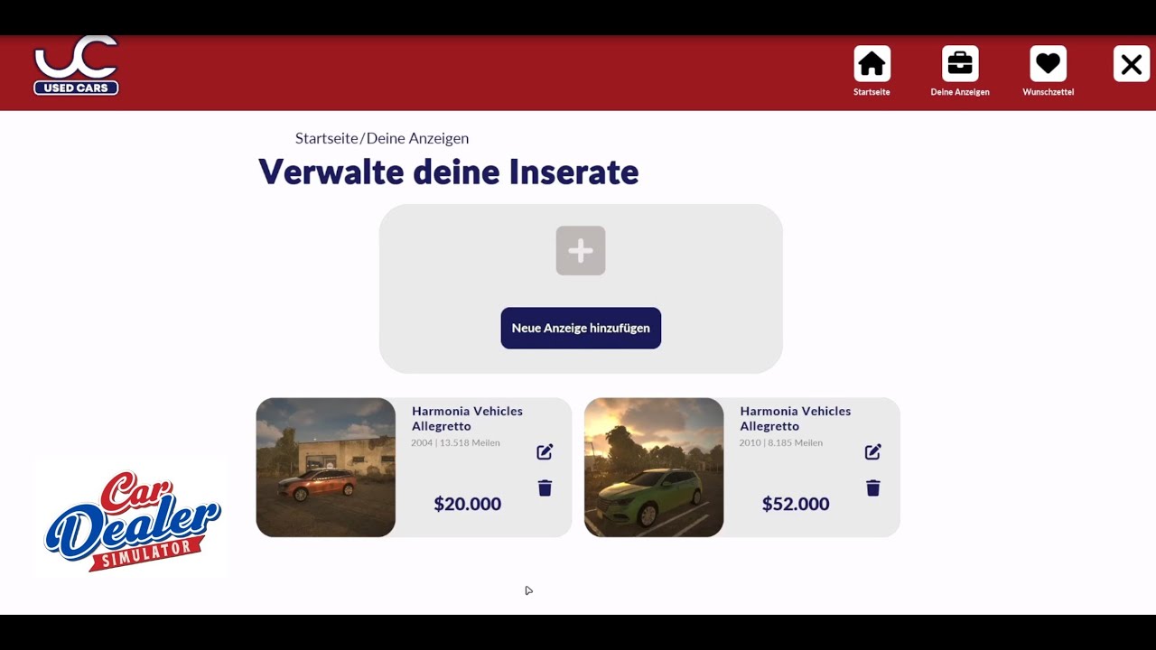 Car Dealer Simulator #007 - 2 Autos im Gesamtwert von 70.000 $ verkauft