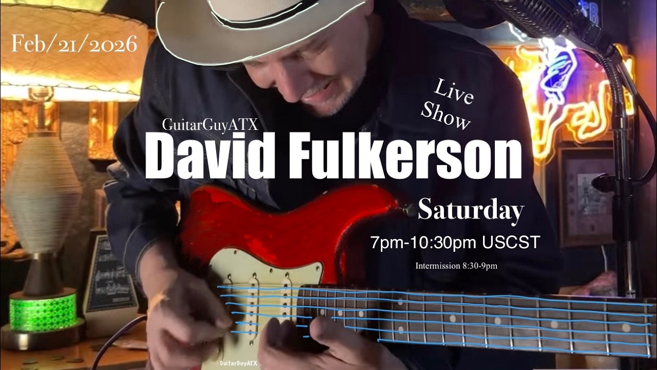 Guitar Live Session From Austin Texas Saturday Feb/21/2026 Livestream #guitar #music #live