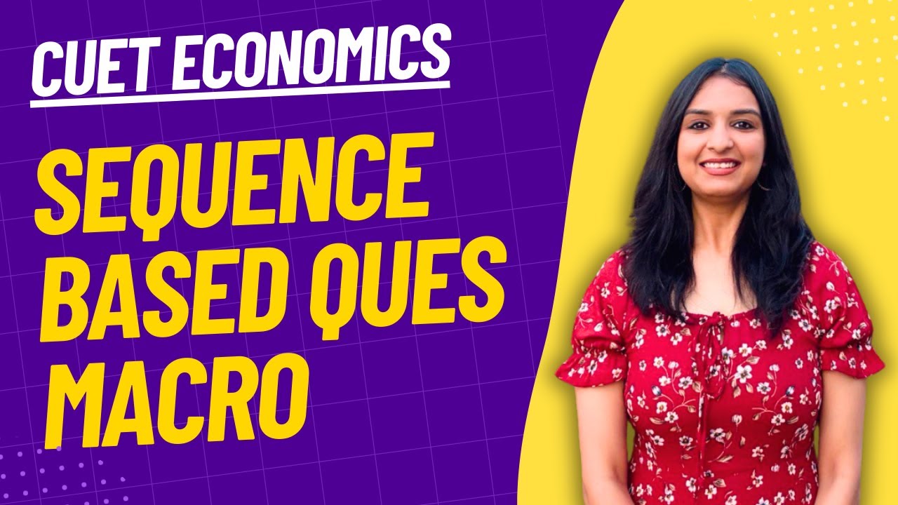 CUET Economics 2025 | Sequence-Based Questions (Macro) Solved + NCERT Analysis