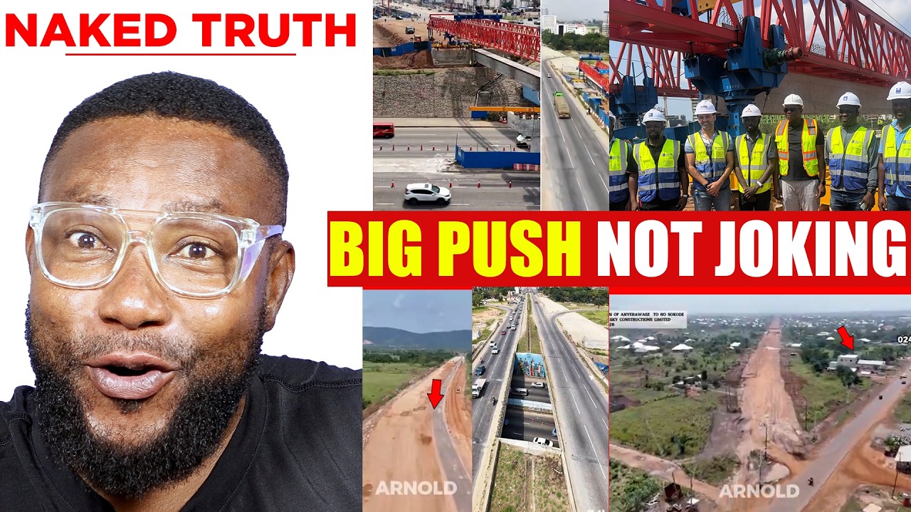 👏Massive Progress: Beams Installed at Tetteh Quarshie Interchange for Accra-Tema Motorway Expansion🔥