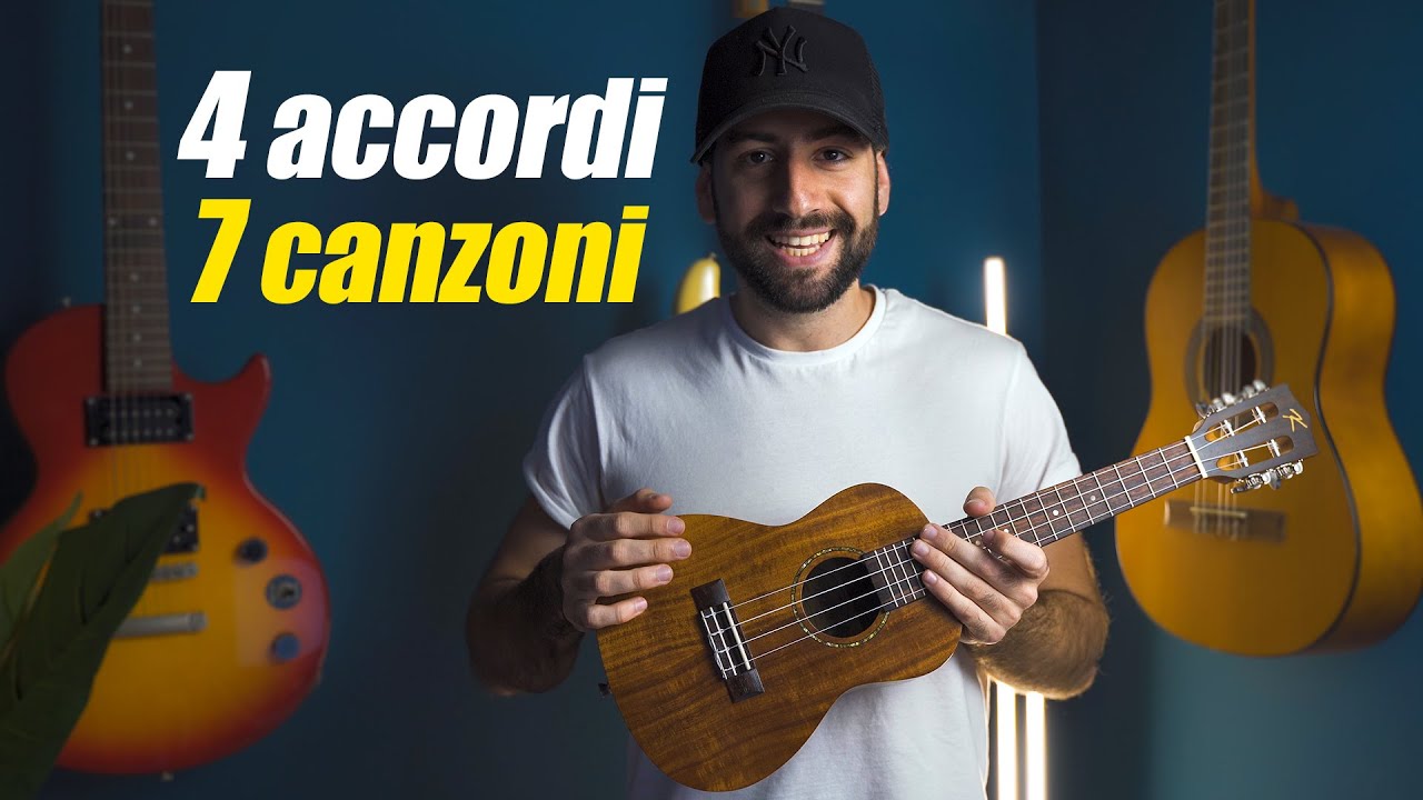 4 Accordi, 7 Canzoni Facili all'Ukulele