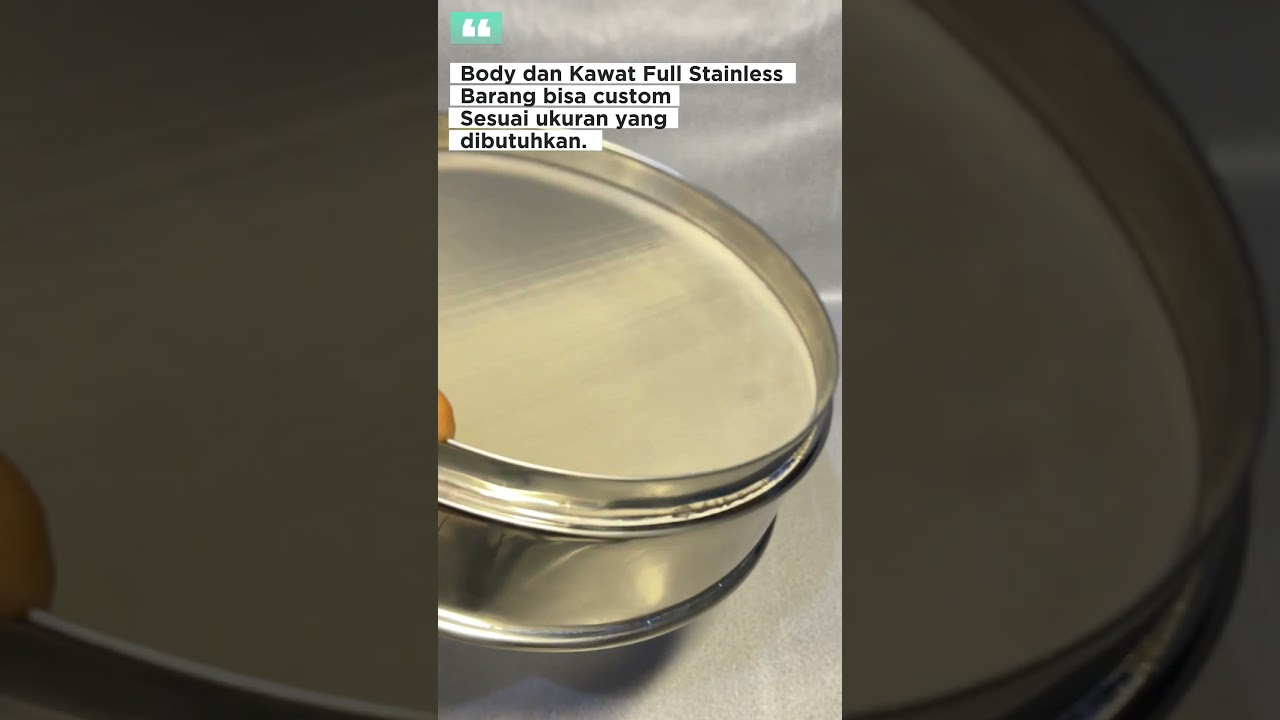 Ayakan Stainless sieve test mesh no 600 Apperture 25 um #mesh #sieve #stainlesssteel #ayakan