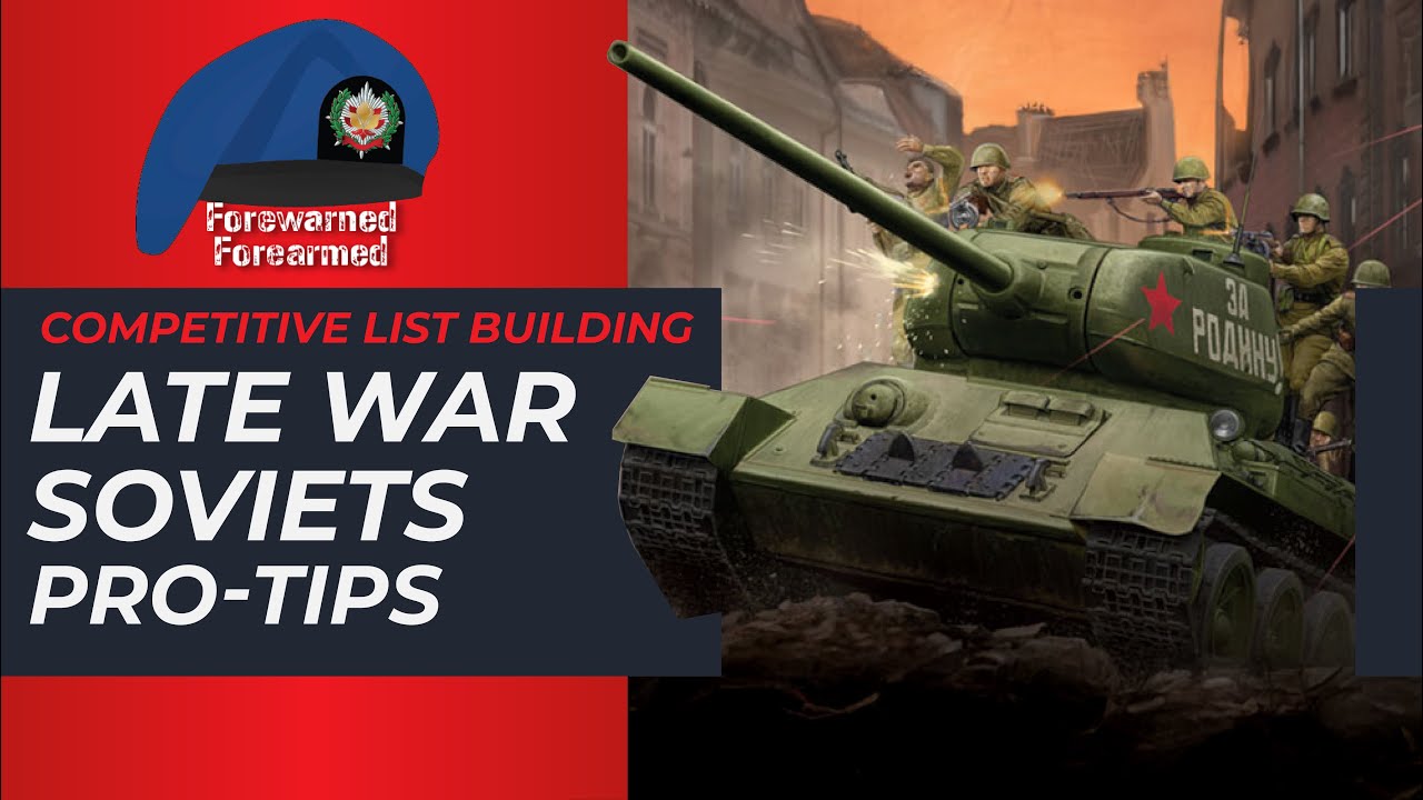 How to build a Late war Soviet list for Flames of war