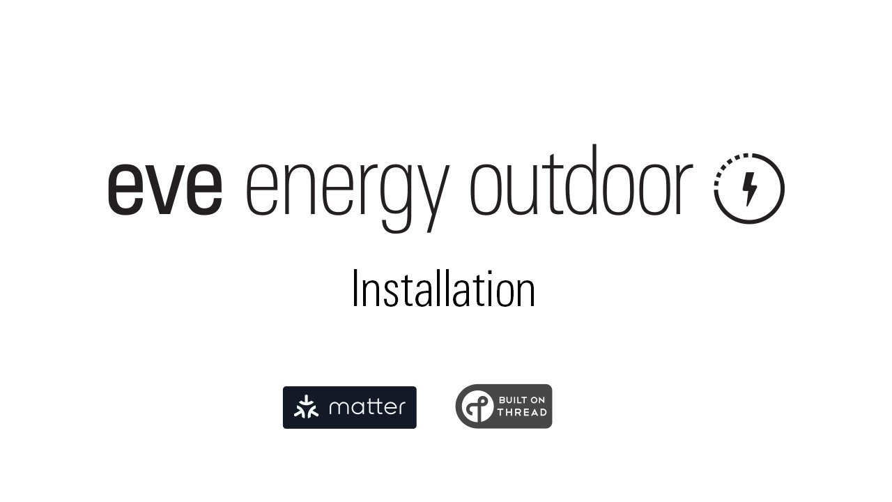 Eve Energy Outdoor Installation (Deutsch)
