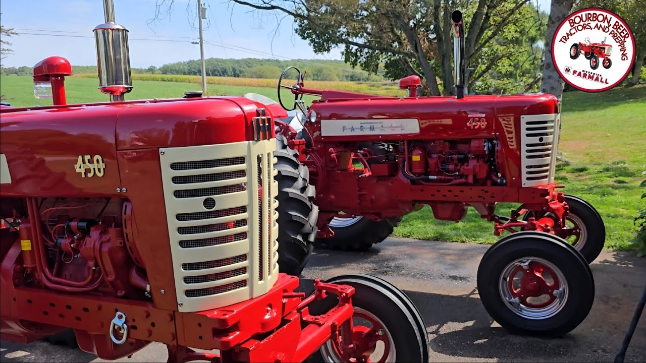 Farmall 450 Diesel выглядит как новенький блестящий пенни