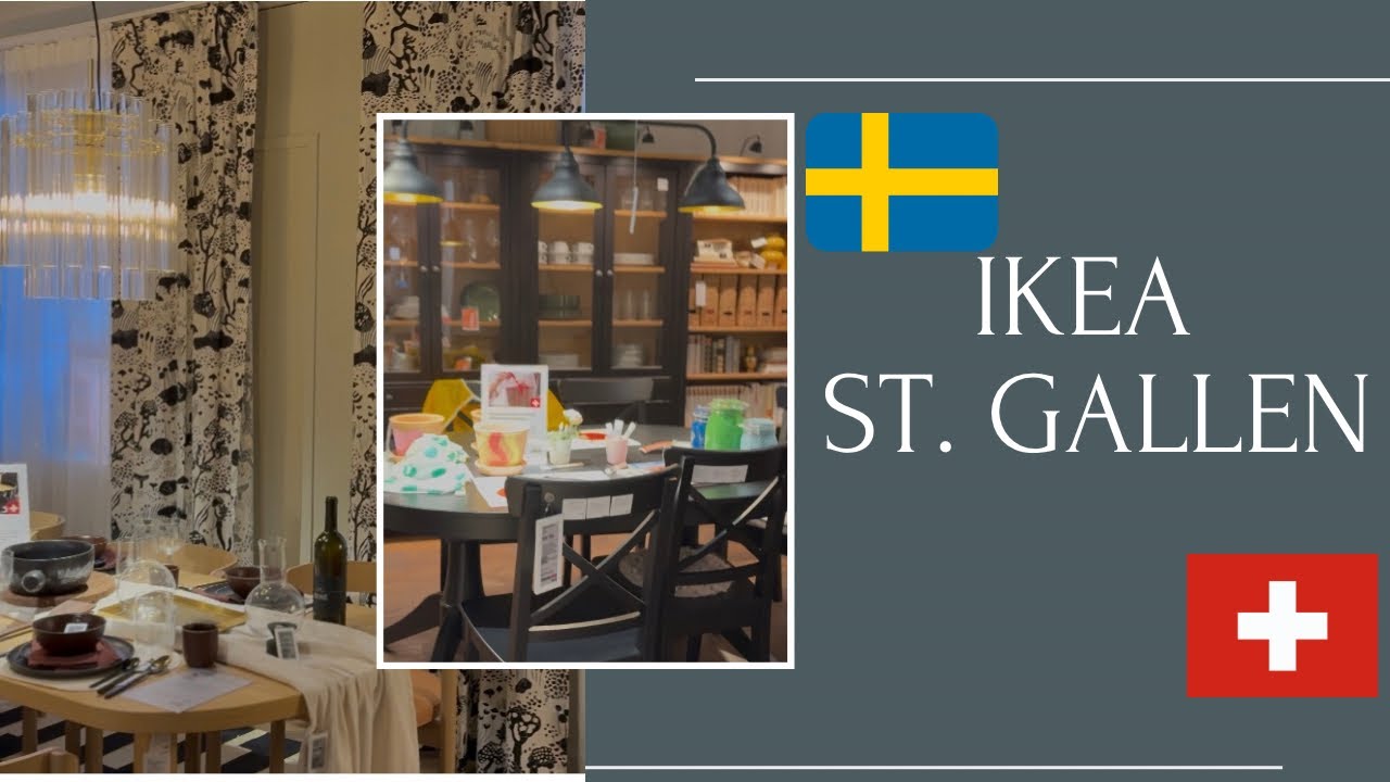 🛋️ IKEA St. Gallen Tour | Interior Design Ideas 🇨🇭🇸🇪