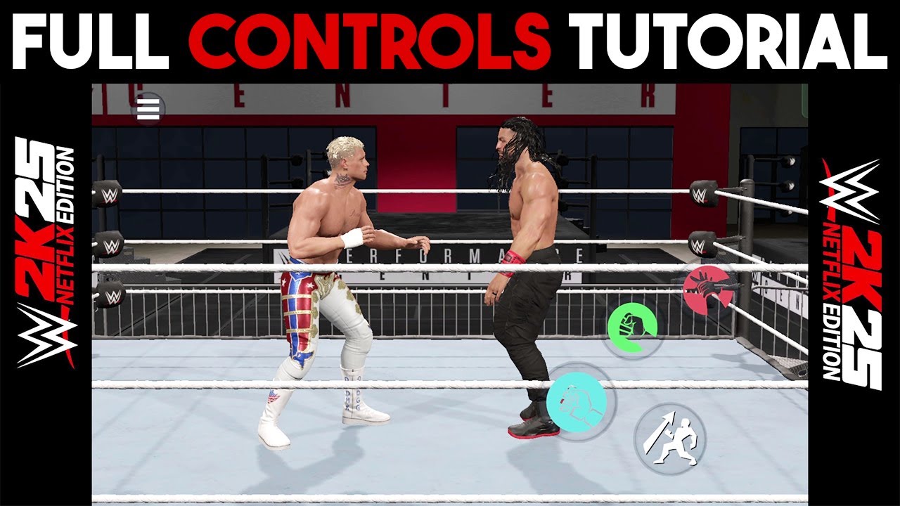 WWE 2K25 Netflix Edition - Full Controls Tutorial Gameplay