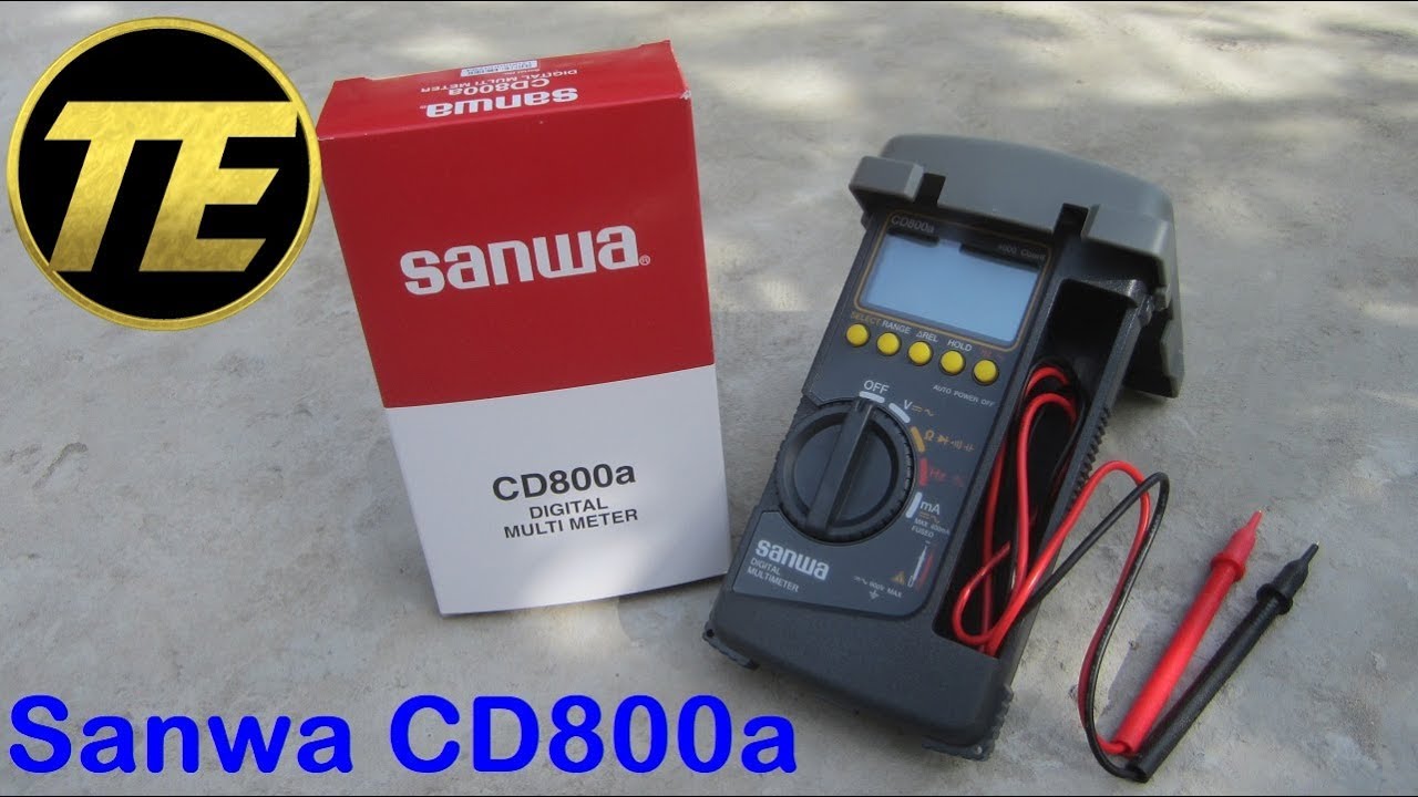 Unboxing The Digital Multimeter Sanwa CD800a