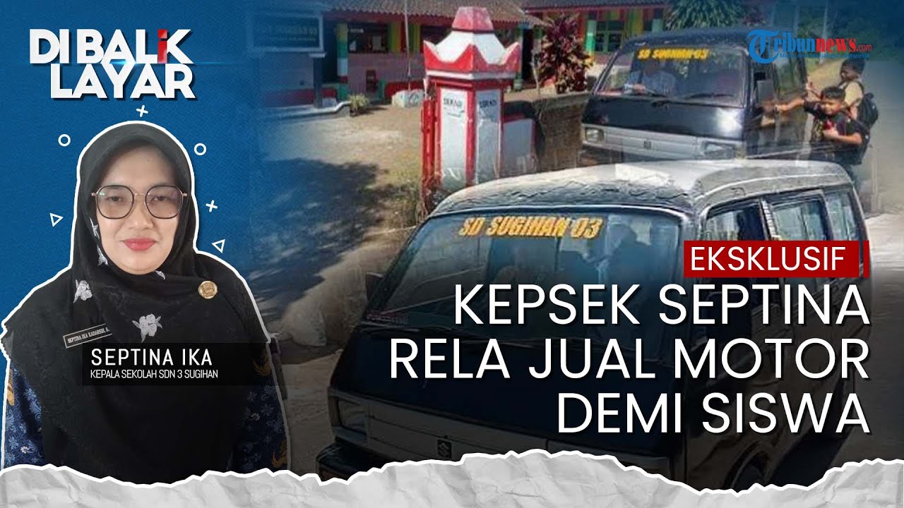 Rela Jual Motor Pribadi Demi Beli Mobil untuk Jemputan Siswa, Kepsek SDN 3 Sugihan Nyetir Sendiri
