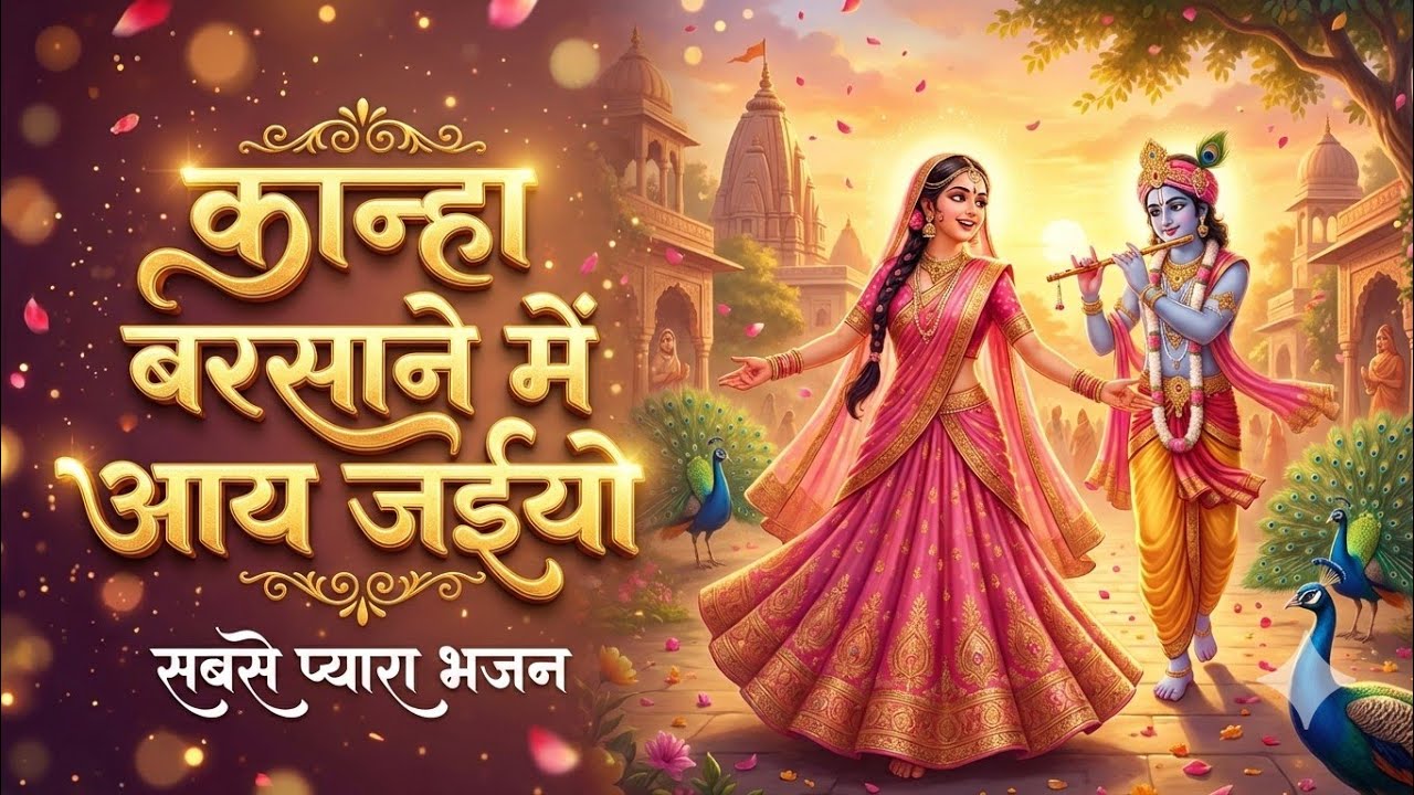 मन को मोह लेने वाला भजन: कान्हा बरसाने में आय जइयो 🦚 | Shri Krishna Bhajan 2026