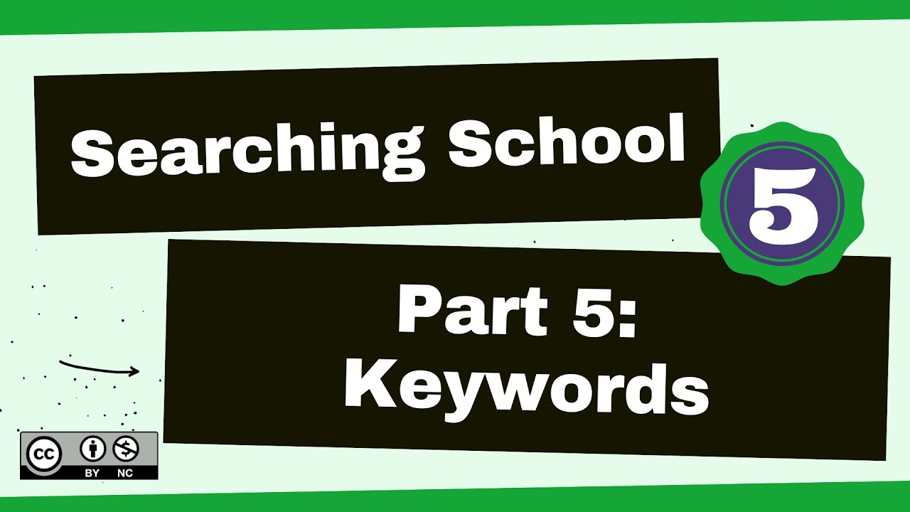 Part 5: Keywords