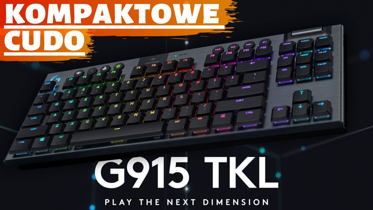 Kompaktowa i Bezprzewodowa Logitech G915 TKL - Obszerna Recenzja Klawiatury za 999zł