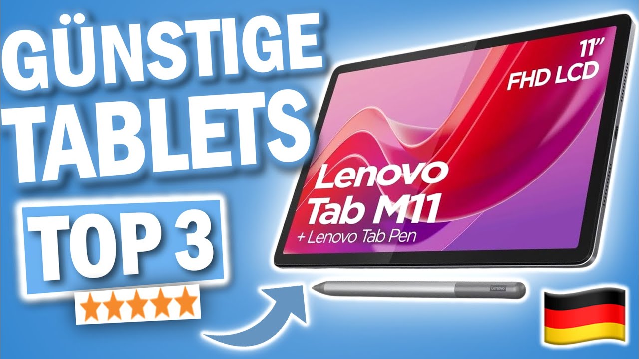 GÜNSTIGE TABLETS kaufen: Top 3 günstige Tablets 2026 im Vergleich!