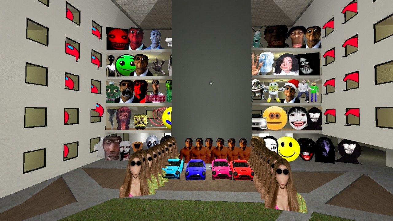 UNLIMITED NEXTBOT IN THE GMOD #Crazy_Gaming #Nextbots