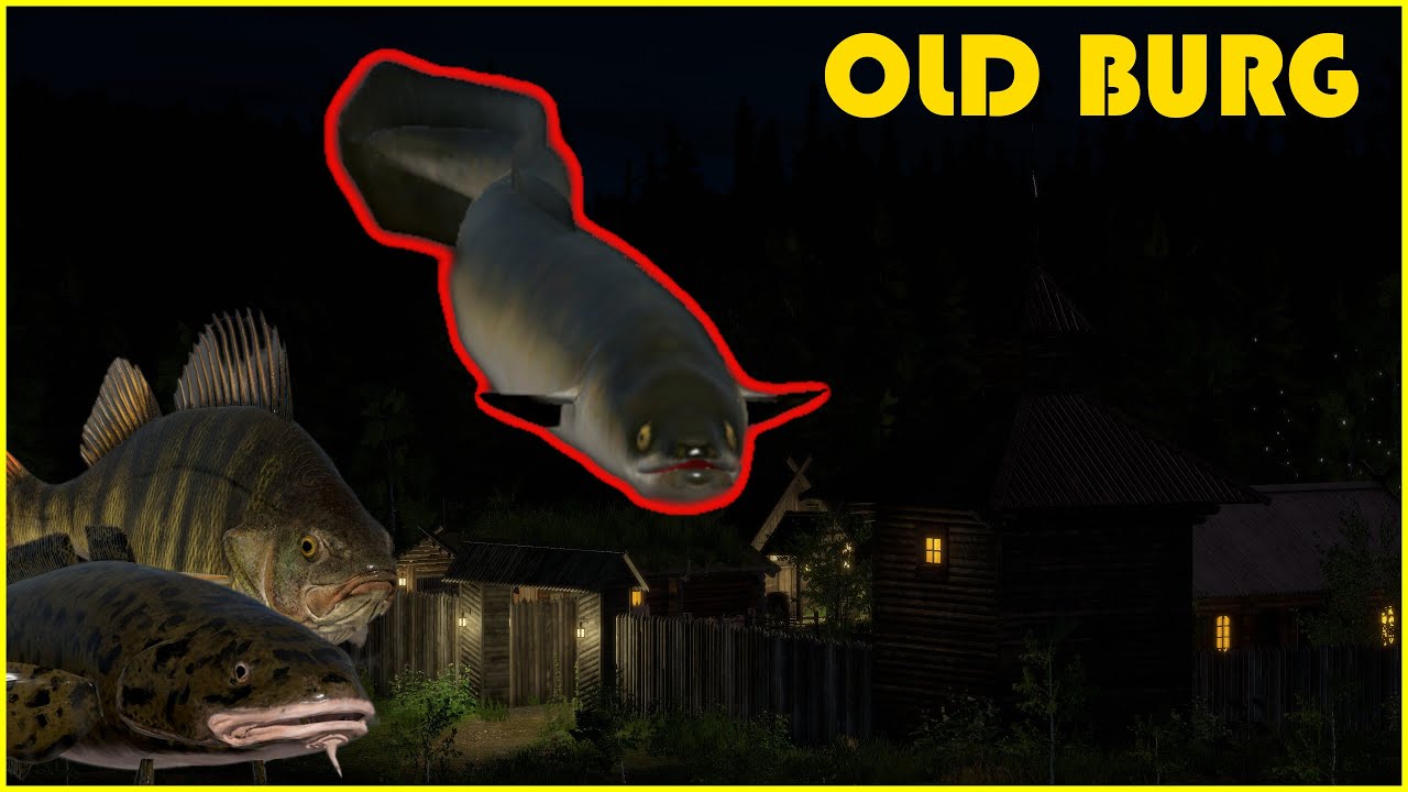 EEL AAL Russian Fishing 4 Old Burg | rf4 spot