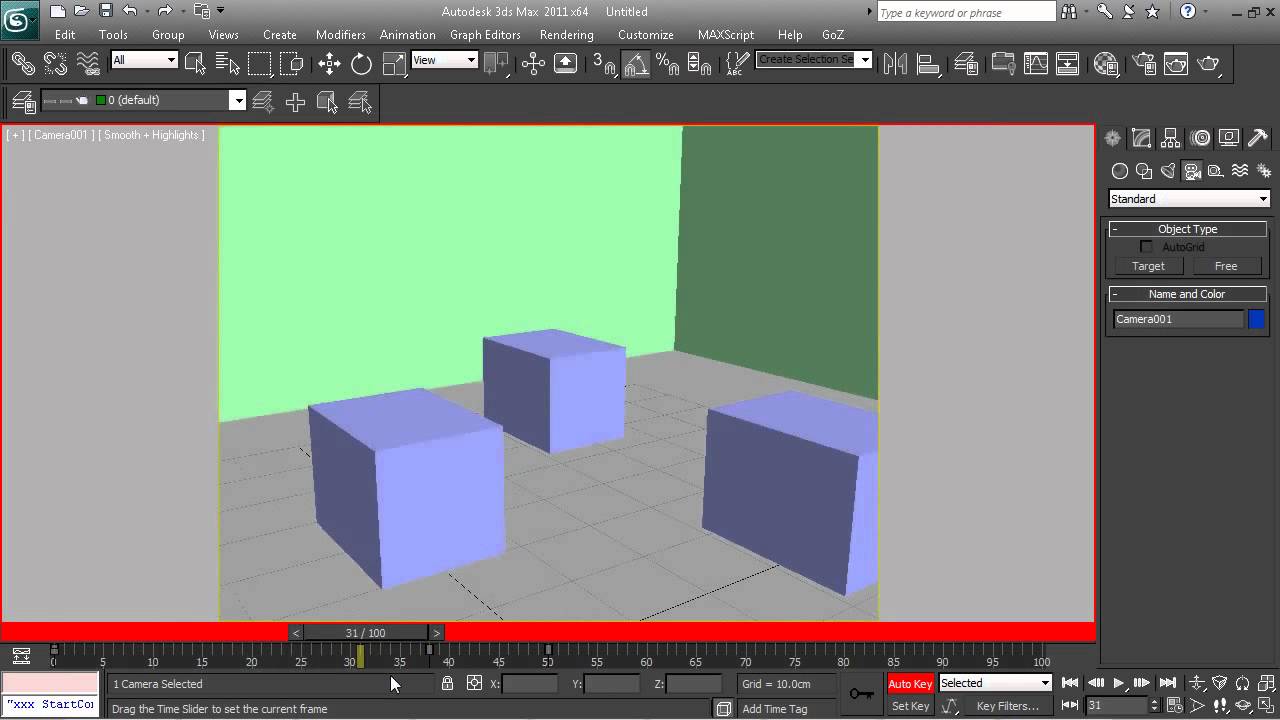 3Ds Max Tutorial - Basic Camera Setup & Animation