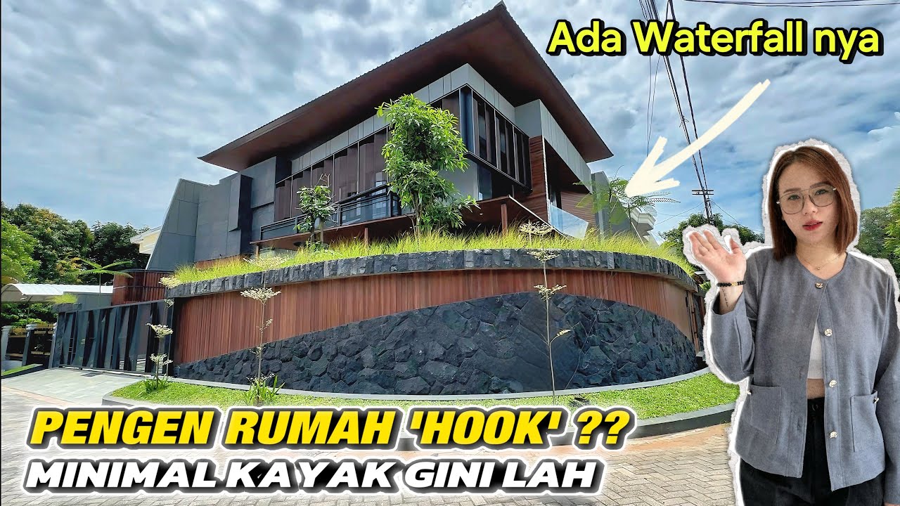 KONSEP BARU‼️TROPICAL HOUSE DI MANYAR RUMAH PALING MEWAH DAN SEJUK