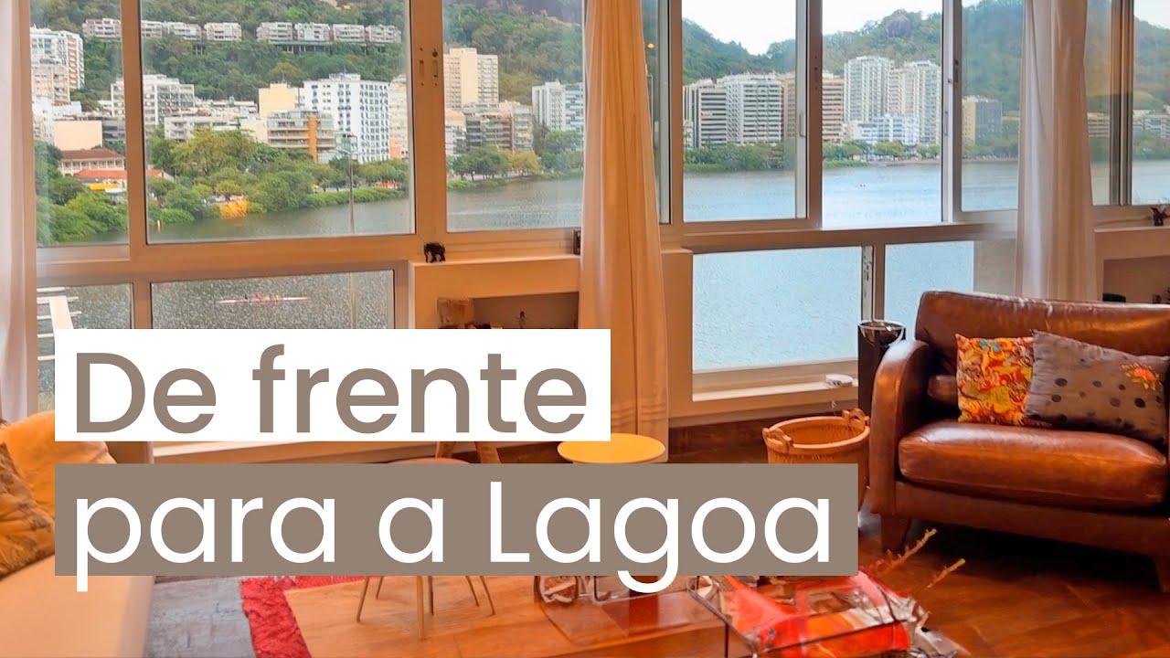 A casa com a MELHOR VISTA para a LAGOA no RIO DE JANEIRO