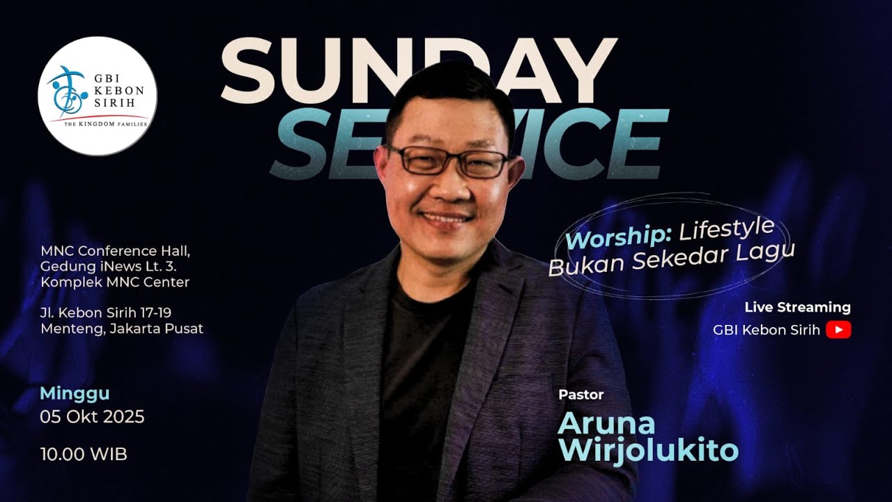 Ibadah Onsite GBI KS|Ps. Aruna Wirjolukito|Worship:Lifestyle Bukan Sekedar LagulMinggu, 05 Oct 2025