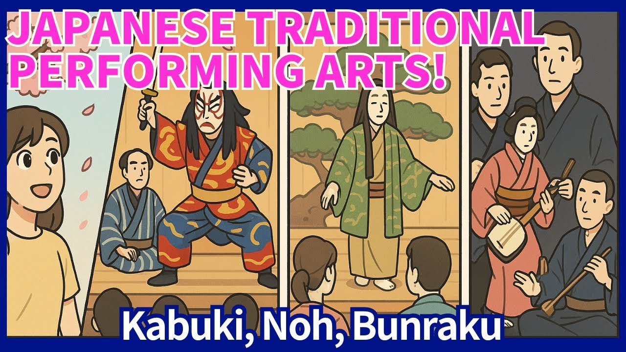 A Fun Guide to Japanese Traditional Performing Arts! Kabuki, Noh, Bunraku