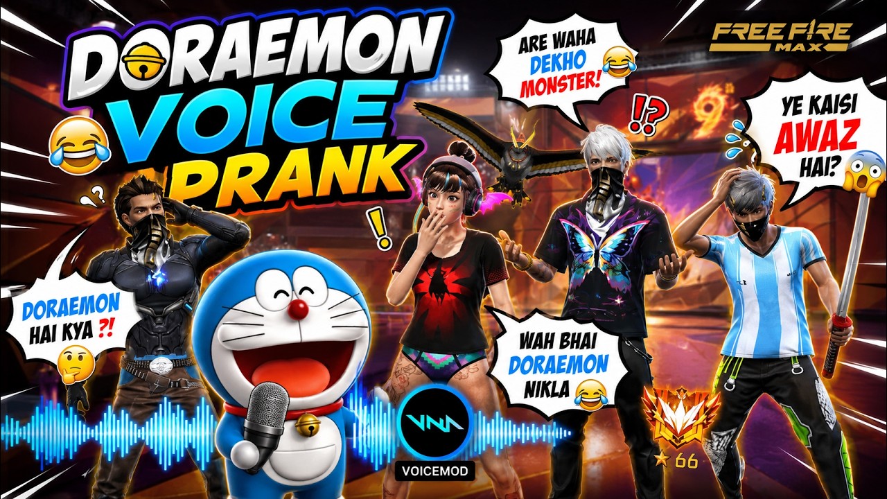 VOICEMOD PRANK WITH RANDOMS in FF Lobby - Part 28