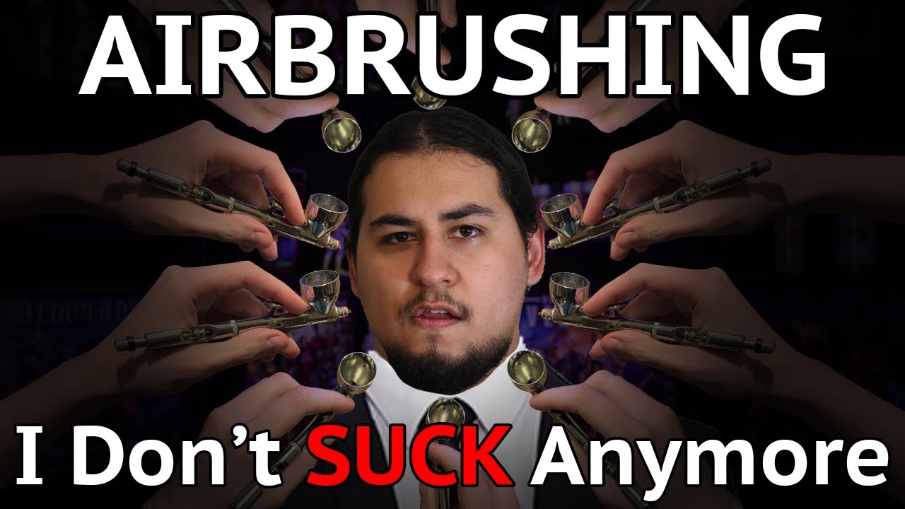 I Don't SUCK at Airbrushing Anymore Here's Why!