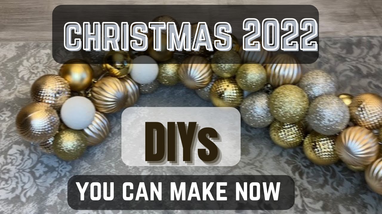 DIY CHRISTMAS DECORATIONS THAT YOU CAN MAKE NOW | CHRISTMAS DIY | ORNAMENT GARLAND | EPISODE 1