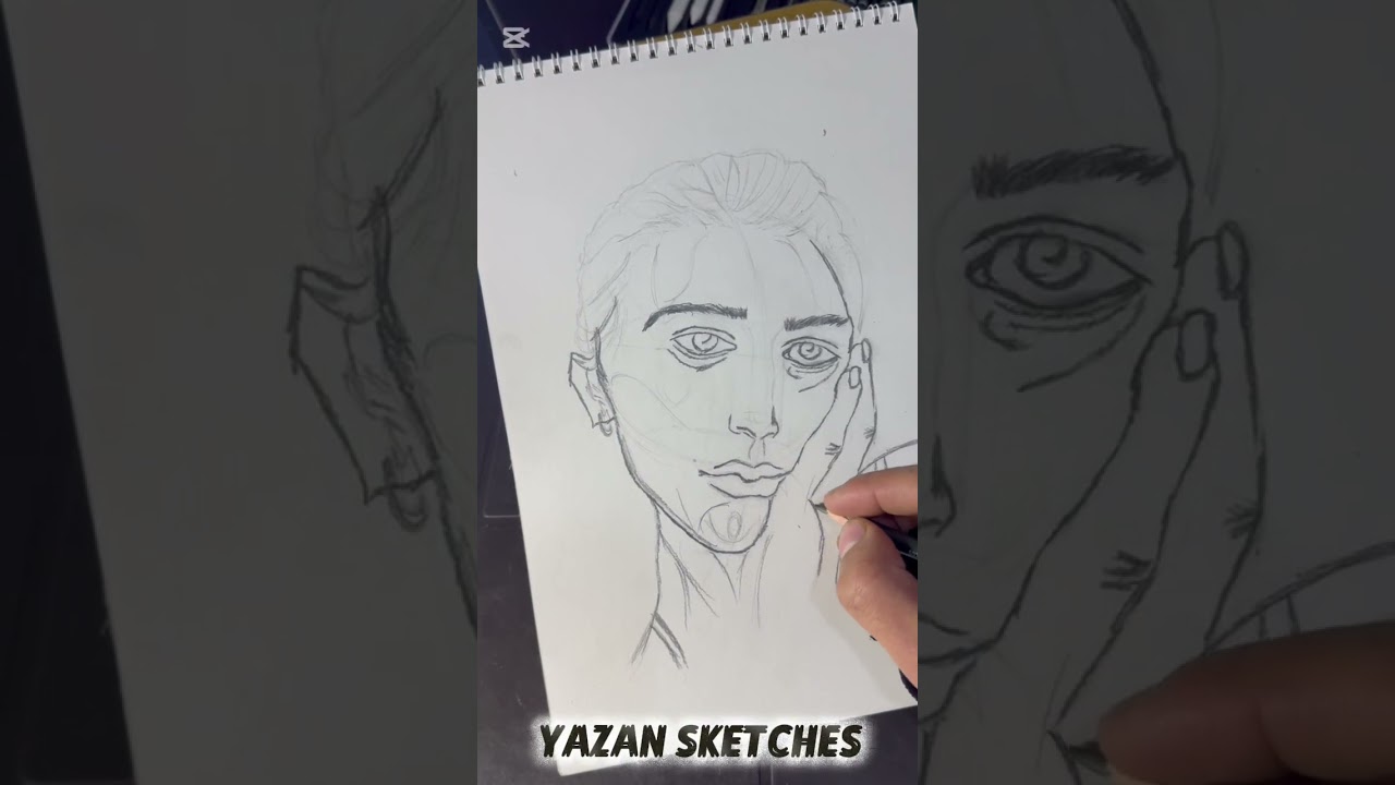 رحلتي لتعلم الرسم ، اتمنى أن ينال اعجابكم 🤍#لايك #drawing #art #اكسبلور #sketch 
