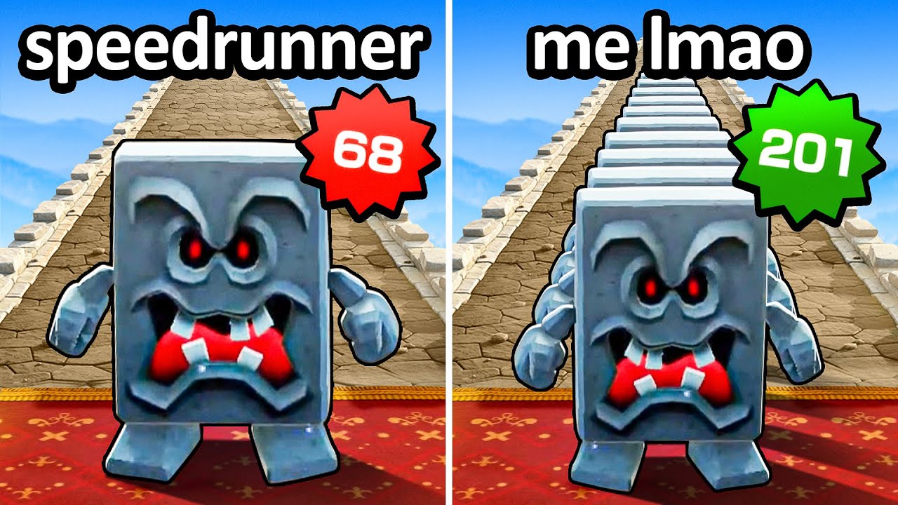 I tried speedrunning the new Mario Party. I broke the record