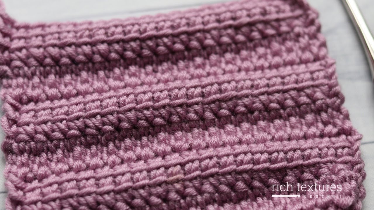 Linked Treble Crochet Stitch | How to Crochet