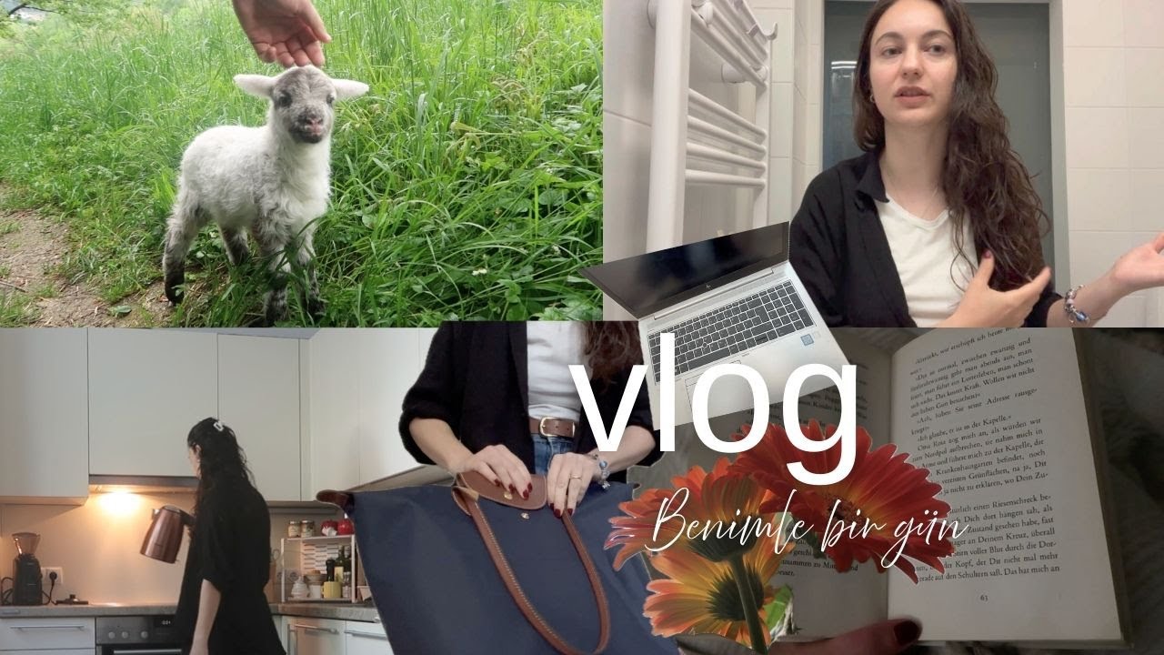 Vlog | Benimle Üretken ama Yorucu Bir İş Günü 🌱 | Kuzuların Hikayesi | Beni Ağlatan Bir Kitap Daha 📚