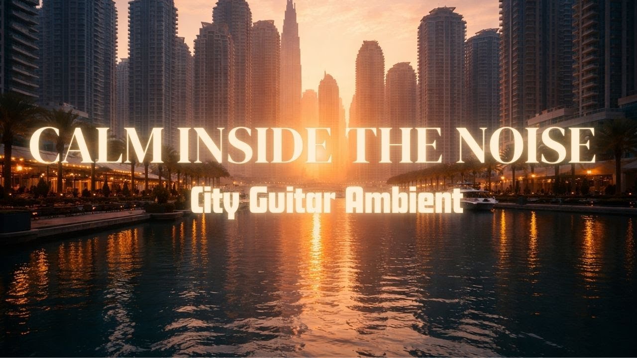 City Guitar Ambient – Calm Background Music for Deep Focus (No Vocals)