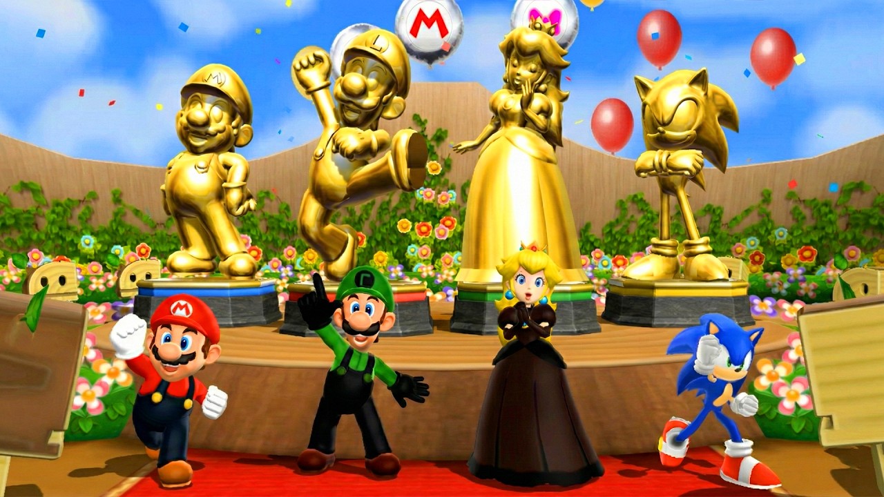 Mario Party 9: SONIC JOINS THE PARTY! 💨 Step It Up Everybody Wins (Master CPU)