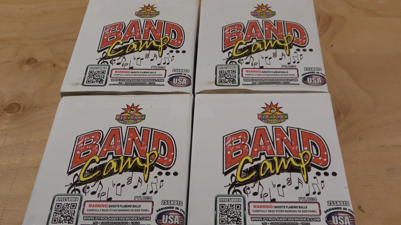 Band Camp 25 shot 200g cake от PyroLand