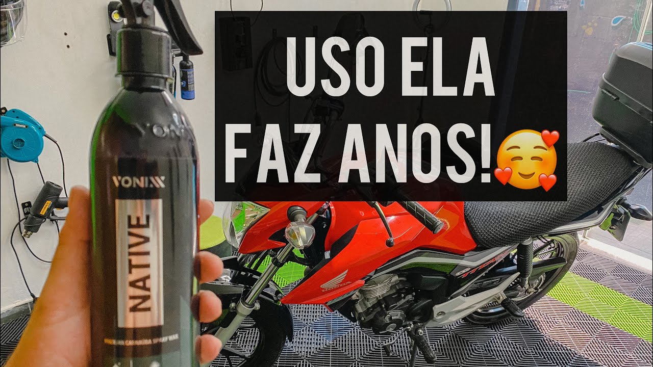 CERA NATIVE LÍQUIDA DA VONIXX, A MINHA PREFERIDA!🥰- FAB ESTÉTICA DE MOTOS