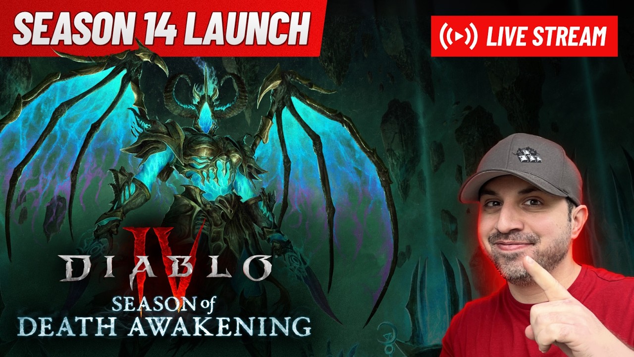 Diablo 4 Season 14 Launch... Death Awakening! Paladin Zeal Goodness!