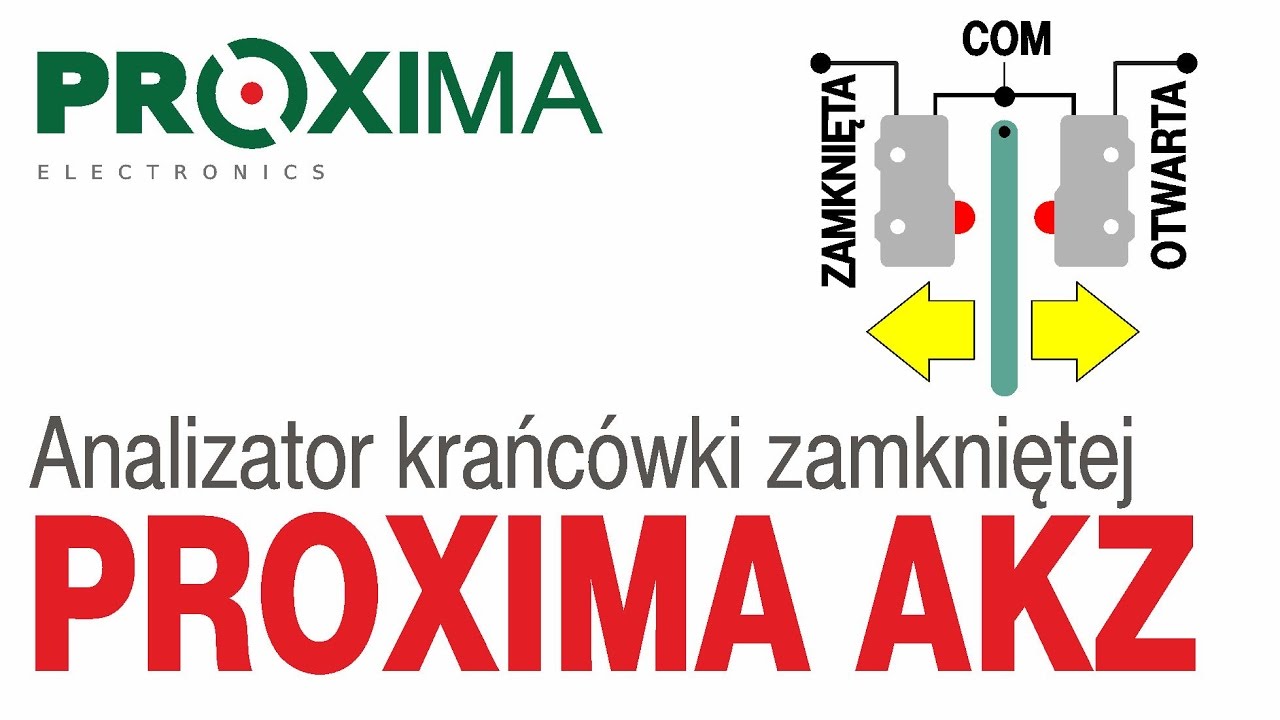 Analizator krańcówki zamkniętej Proxima AKZ