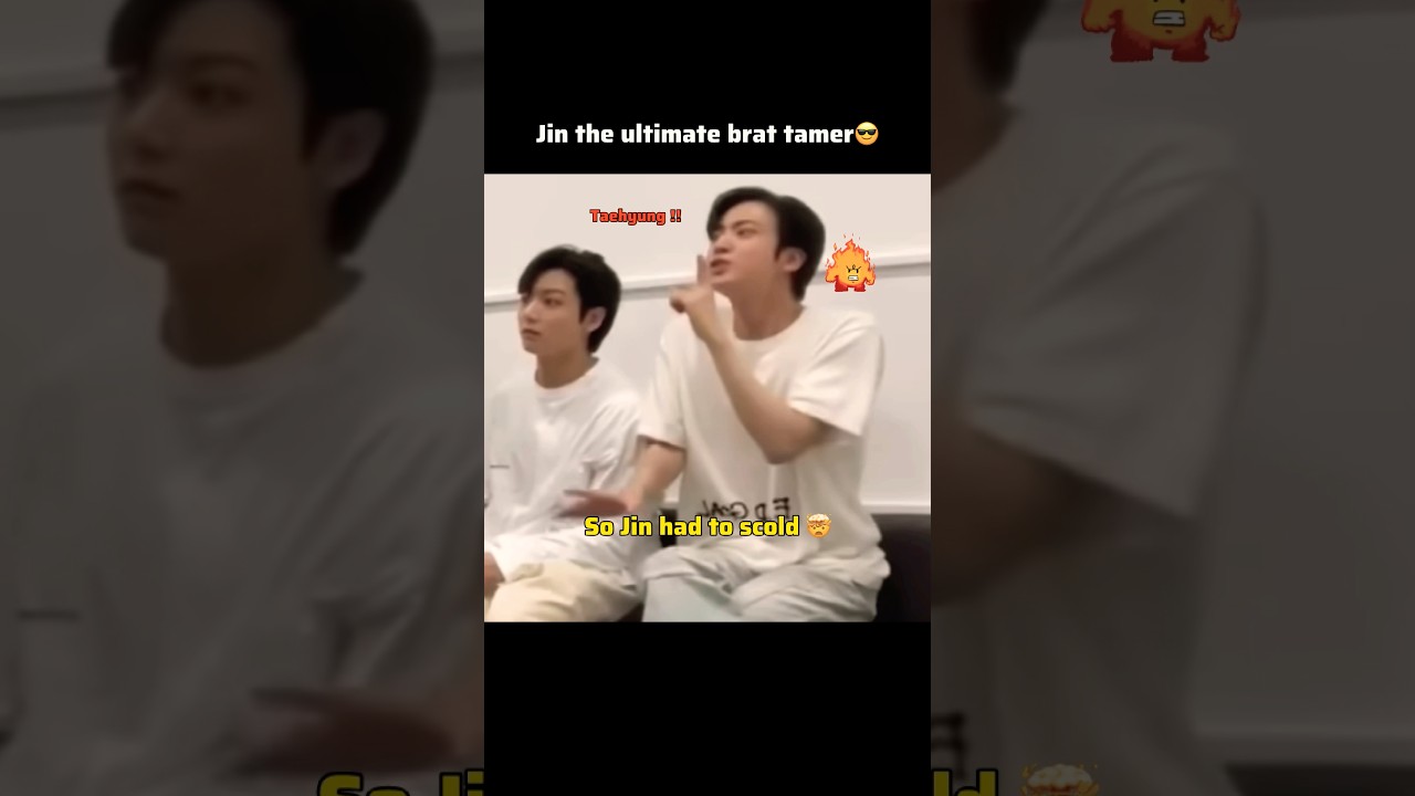 Taejin: The only bts member who doesn’t fear jin  